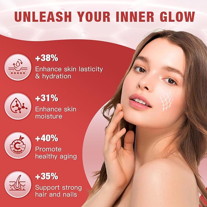 DRFOSTER Multi-Collagen-Peptide-Powder with Probiotics 50 Servings of Hydrolyzed Collagen Peptides with Hyaluronic Acid Biotin &amp Multivitamins - Supports Skin Hair Nails Health
