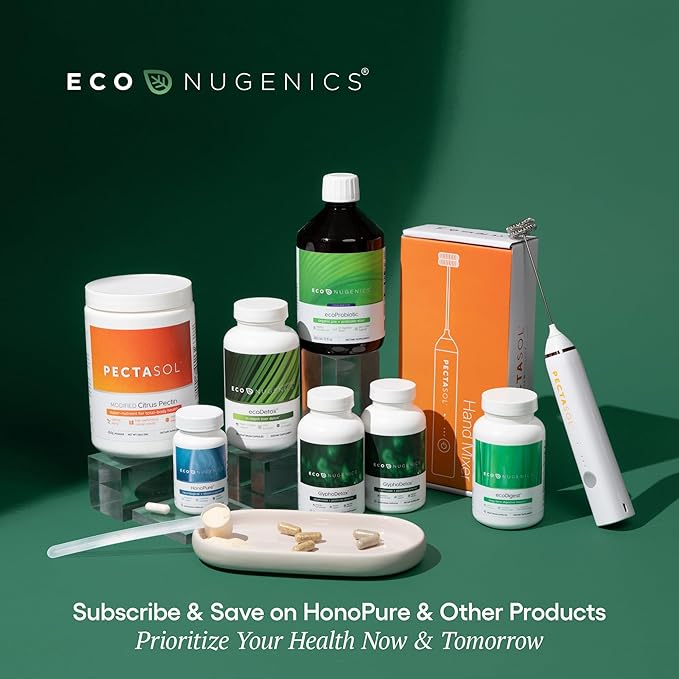 EcoNugenics – HonoPure – 120 Capsules | Professionally Formulated with 98% Pure Honokiol | Supports Cellular Neurological &amp Cognitive Health | Safe Effective &amp Highly Regarded Antioxidant