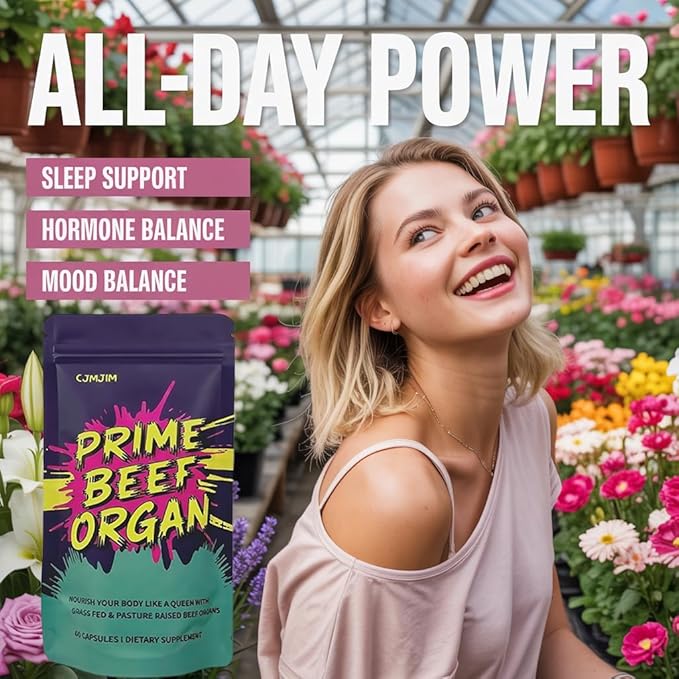 Beef Organ Supplements for Women - Ancestral Bovine Organs Including Liver Glowing Goddess Formula Female Enhancement Capsules Primal Woman Dietary Supplement (1)