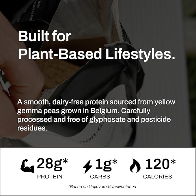 True Nutrition Pea Protein Isolate Powder - 25g Vegan Plant Protein per Serving - Non-GMO Gluten Free Dairy Free Soy Free - Chocolate Fudge Brownie - 2 lb