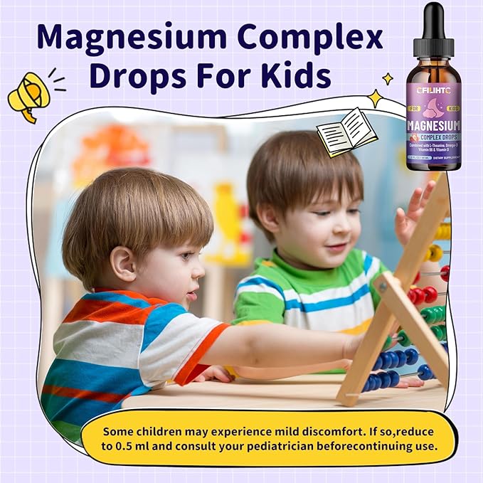 Kids Magnesium Liquid Drops &amp Kids Magnesium Gummies