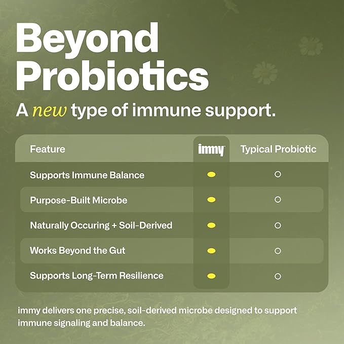 IMMY Immune Supplement for Mood Support and Gut Health 180 ct. - Supports Joint Relief Focus &amp Mood Support Natural Calming Aid
