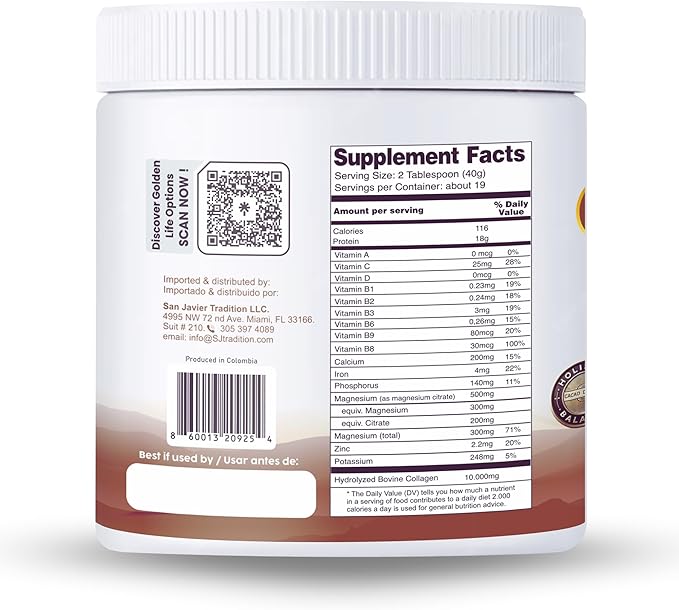 Vital Life Collagen Peptides Powder +17 Super Ingredients 1.6 lb (Pack of 6) Cocoa Flavor Supports Hair Skin Nails Bones Joints &amp Digestive Health Collagen for Women &amp Men.