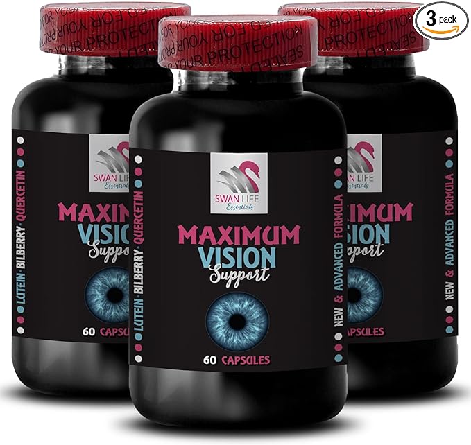Focus clearer - EYE VISION SUPPLEMENT - Focus advantage Better sight Pure focus Bright perspective Eye support Vision boost Sharp focus Clearer details Crystal vision 3 Bottle 180 Capsules