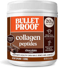 Bulletproof Chocolate Collagen Peptides Powder with MCT Oil 14.3 Ounces Grass-Fed Collagen Protein for Skin Bone and Joint Support Pasture Raised No Added Hormones