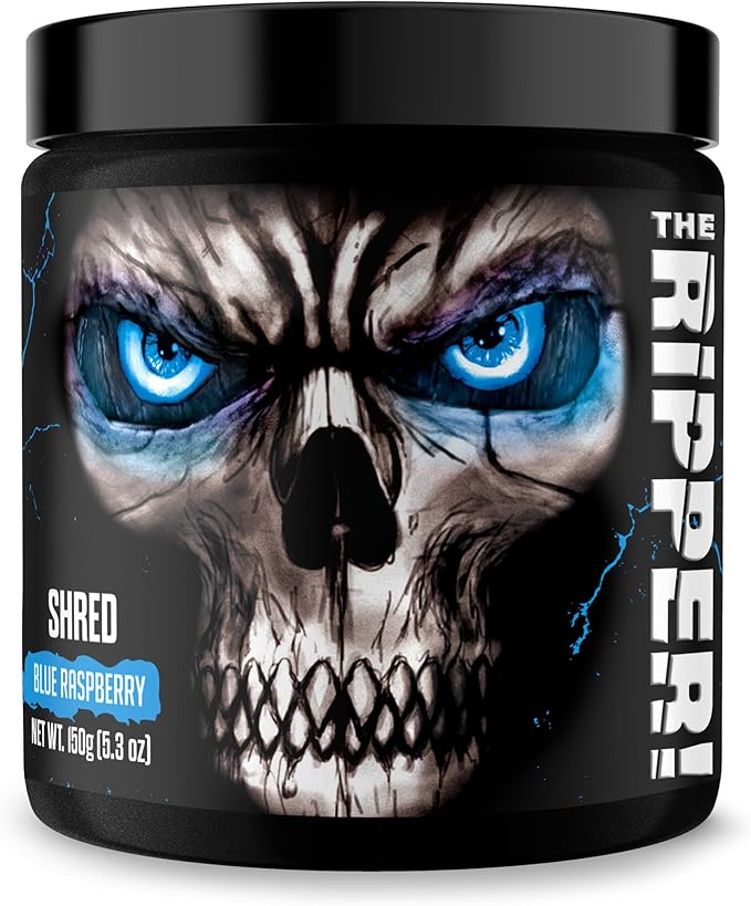 JNX SPORTS The Ripper! Fat Burner Pre Workout for Men &amp Women – Thermogenic Fat Burning Powder &amp Appetite Suppressant Boost Energy &amp Endurance – Blue Raspberry 30 Servings