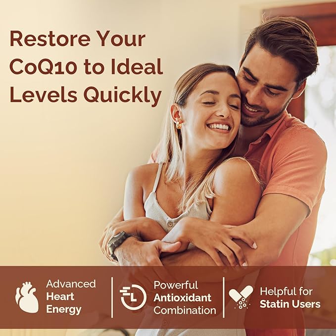 Ubiquinol CoQ10 600 MG Softgels with Omega-3 &amp Shilajit &amp PQQ Advanced Dual-Delivery Coenzyme-Q10 Active CoQ10 Ubiquinol Supplement for Fertility Antioxidant Heart Brain &amp Energy 240