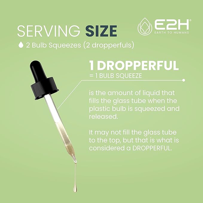 E2H Ashwagandha Liquid Drops - All-Natural Ashwagandha Supplement for Stress Relief and Mood Enhancer- Organic Ashwagandha Root Extract Effective Cortisol Manager | Non-GMO Vegan (3 Bottles)