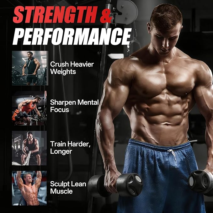 Creatine Monohydrate Tablets | 3.6g Creatine per Serving (3 Tablets) | Gentle Whey Protein Powder | Easy to Digest | 30g Protein Supports Strength Endurance | Smooth Mixing Non-GMO