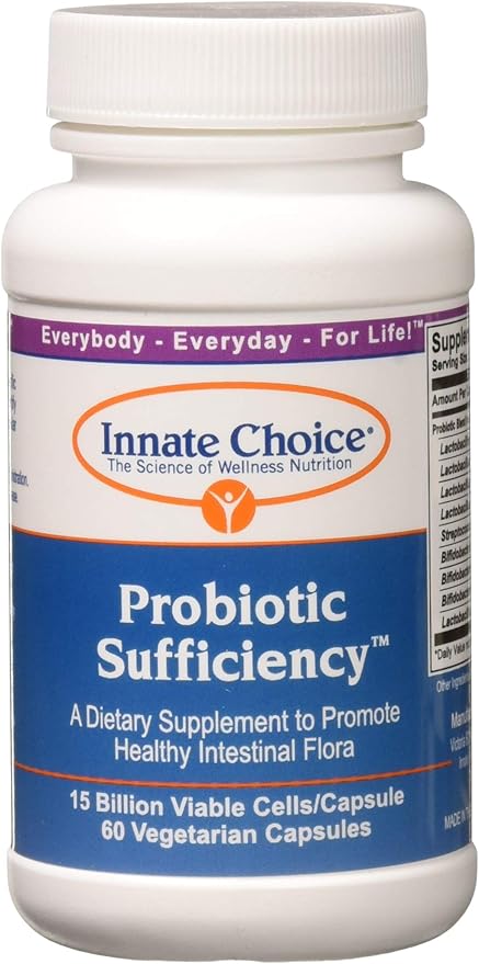 Innate Choice Probiotic Sufficiency  60 vegetarian capsules