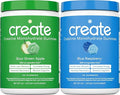 Create Creatine Monohydrate Gummies - Blue Apple Blast Duo - Blue Raspberry &amp Sour Apple - Creatine Gummies for Women &amp Men NSF Certified 3rd Party Tested Anti-Melting Formula 180 Count (2