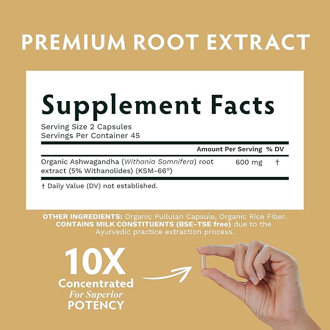 Recovery Trio 120 - KSM-66 Ashwagandha + Turmeric Curcumin C3 Complex + Boswellia Complex - Boost Immunity Joint Support Reduces Pain