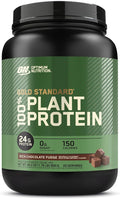 Optimum Nutrition Gold Standard 100% Plant Based Protein Powder Gluten Free Vegan Protein for Muscle Support and Recovery with Amino Acids - Rich Chocolate Fudge 20 Servings (Packaging May Vary)