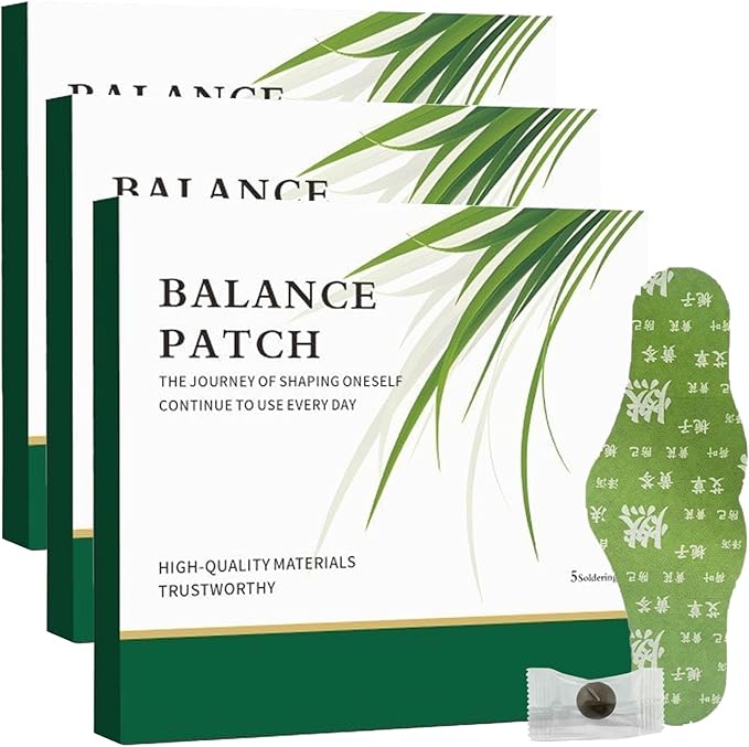 Japanese Herbal Balance Patch Plant-Based Ingredients Comfortable Adhesive Design Easy Topical Use 2 Boxes 10 Patches (3)