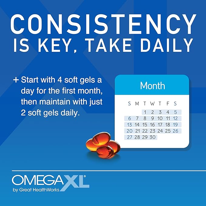 OmegaXL Joint Support Supplement - Natural Muscle Support Green Lipped Mussel Oil Soft Gel Pills Drug-Free 300 Count