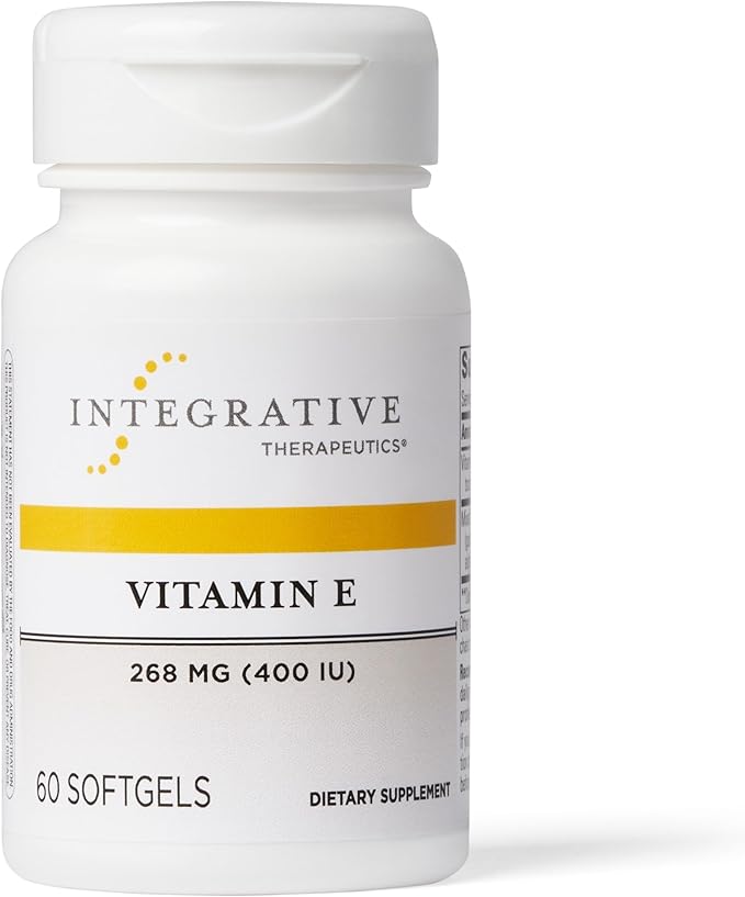 Integrative Therapeutics Bundle with Active B-Complex 60 Capsules &amp Vitamin E 60 Softgels - Active B-Complex to Support Energy Metabolism* - Vitamin E to Support Heart Health &amp Antioxidant A