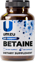 UMZU Betaine HCl Digestive Support Supplement (60 Day Supply) – with Betaine Hydrochloride Formula – Betaine HCl for Digestive Health &amp Gut Comfort Daily Digestive Wellness Support System Formula