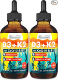 Vitamin D3 K2 Vitamin D Liquid Drops 4000IU 2P