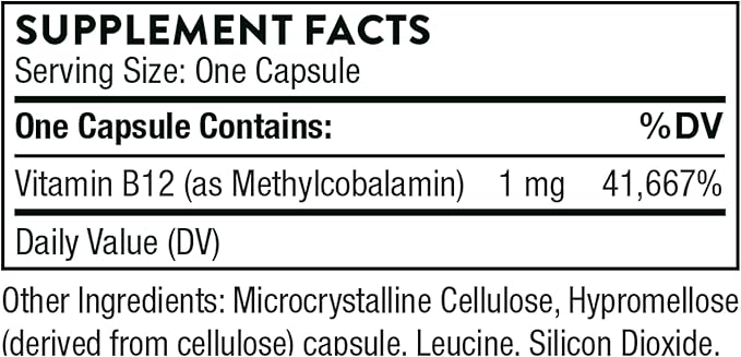 THORNE - 5-MTHF &amp Vitamin B12 Bundle - Cardiovascular &amp Nerve Support - 60 Servings