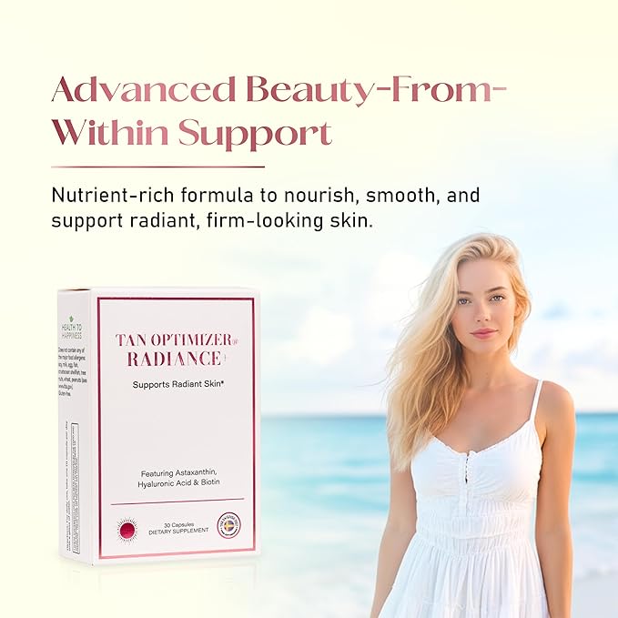 Tan Optimizer Radiance+ Advanced Skin Firmness &amp Luminosity Beauty-From-Within Supplement | 3×10 Blister Packs