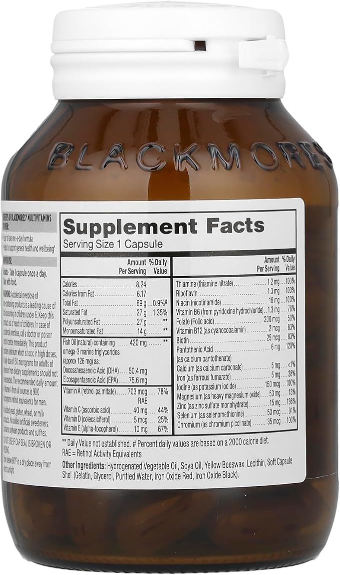 Blackmores Multivitamins for Men 60 Capsules