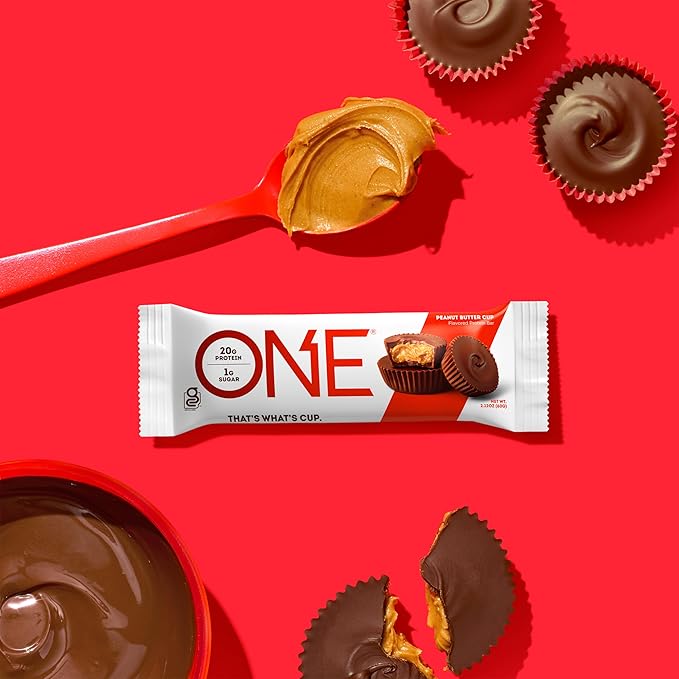 ONE Protein Bars with 20g Protein 12 Count and Quest Hero Protein Bars Cookies &amp Cream 18g Protein 12 Count
