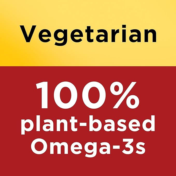 Nature Made Algae Oil Omega 3 Supplement 540mg Omega 3 Fish Oil Alternative 70 Veggie Softgels Sustainable Plant-Based for Healthy Heart Brain and Eye Support 70 Softgels