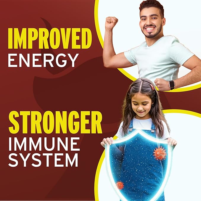 Iron Supplement | Liquid Supplements with Iron &amp Vitamin Supplement Blend for Energy Support Red Blood Cell Function Oxygen Transport &amp Vitality | 16 Fl Oz (16 Fl Oz (Pack of 2))