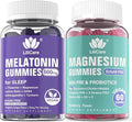1 Pack Melatonin Gummies + 2 Pack Magnesium Gummies