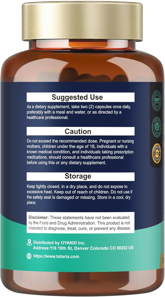 25-in-1 Magnesium Complex with Methylated B Complex 120 Vegan Capsules per Bottle 2 Bottles