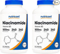 Nutricost Niacinamide (Vitamin B3) 500mg 240 Capsules (2 Bottles)
