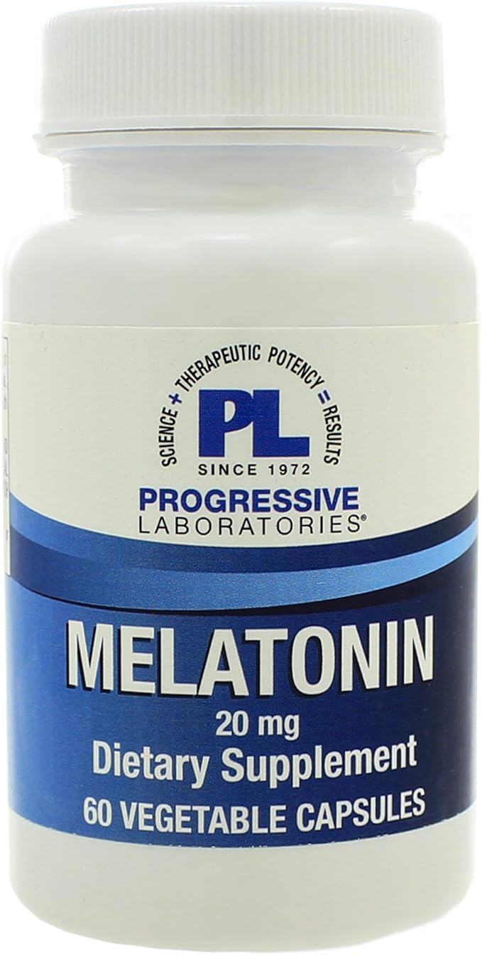 Progressive Labs - Melatonin 20 mg 180 Veggie Capsules