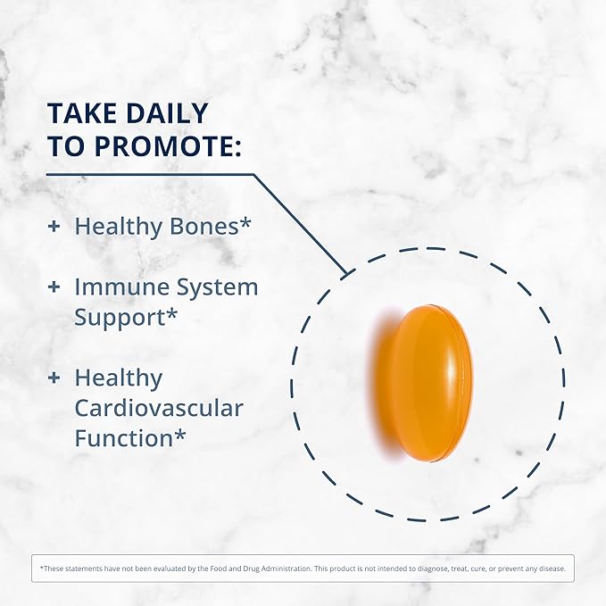 Metagenics Vitamin D3 10000 + K (60 Softgels) &amp UltraFlora Control Probiotic (30 Servings) - Supports Bone &amp Heart Health - Aids Healthy Body Composition