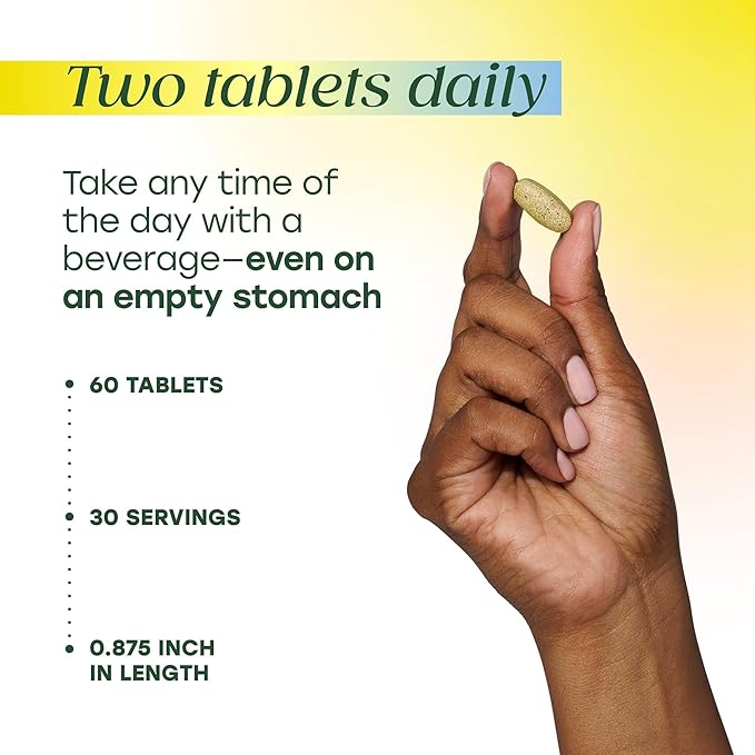 MegaFood Baby &amp Me 2 Postnatal Vitamins for Women Breastfeeding with Folate (Folic Acid Natural Form) Choline Iodine Vitamin D Moringa Leaf and More - 60 Tabs (30 Servings)