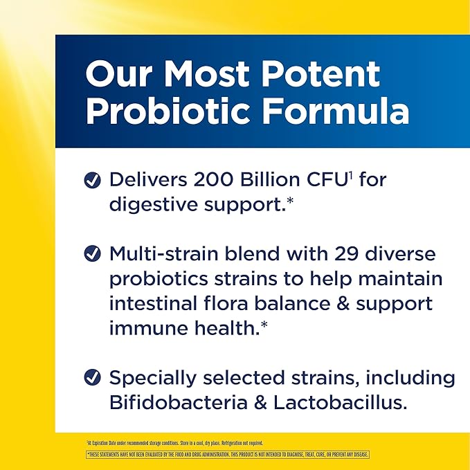 Renew Life Ultimate Flora Probiotic Powder 200 Billion CFU | 7 Packets | Digestive Health | Immune Health | Dairy Free