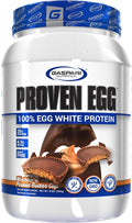Gaspari Nutrition Proven Egg 100% Egg White Protein 25g Protein Keto Friendly Dairy and Lactose Free Soy Free (2 lbs Peanut Butter Cup)