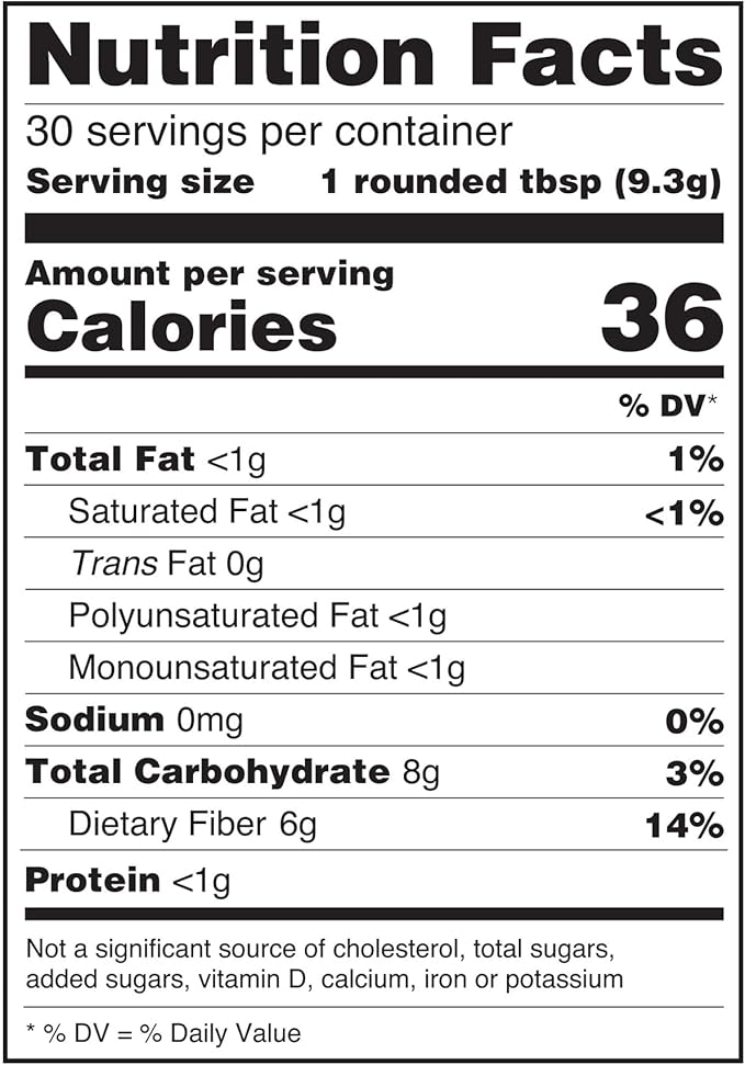 Firm Up Organic Soluble Fiber Supplement for Digestive Gut Health Diarrhea Control &amp IBS Relief Gluten Free Vegan Prebiotic Powder One Month Supply