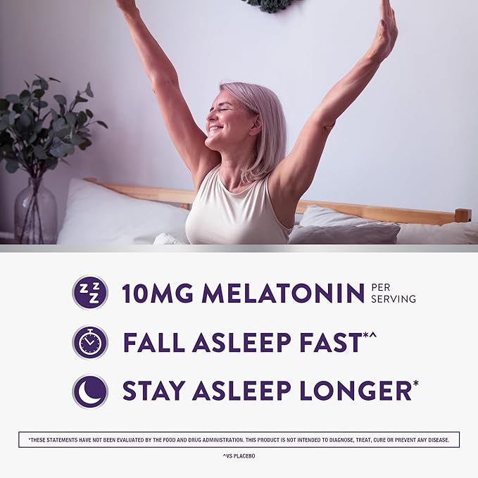 ZzzQuil Pure Zzzs Advanced Melatonin GummiesSleep Aid with Chamomile &amp Lavender for Adults Berry Flavored100 Count (Pack of 2)