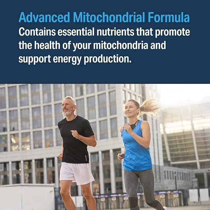 Advanced Bionutritionals – Advanced Mitochondrial Formula Support Supplement Healthy Aging Repair Energy Optimizer with CoQ10 PQQ Alpha Lipoic Acid Gluten Free Vegan Non GMO (60 Tablets)