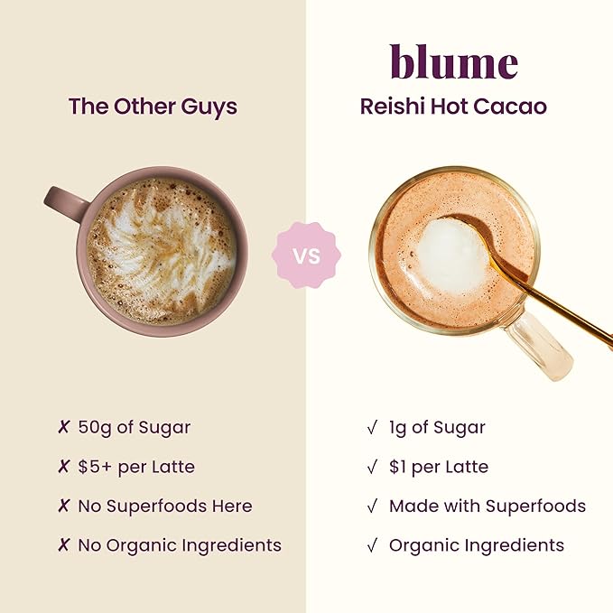 Blume Superfoods Latte - Salted Caramel - Dandelion Root and Maca Powder Pink Himalayan Salt Low-Sugar Inflammation support Organic Vegan And Keto Friendly - 25 Servings