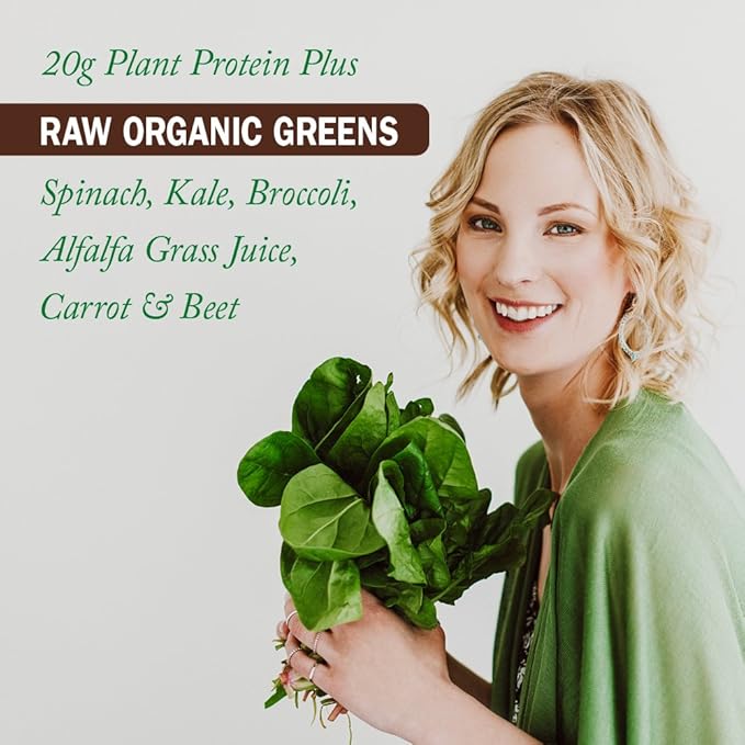 GARDEN OF LIFE Organic Chocolate Protein &amp Greens 21.51 OZ