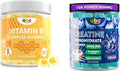 Creatine Monohydrate Gummies 9000mg for Men Vitamin B Complex Gummies for Adult