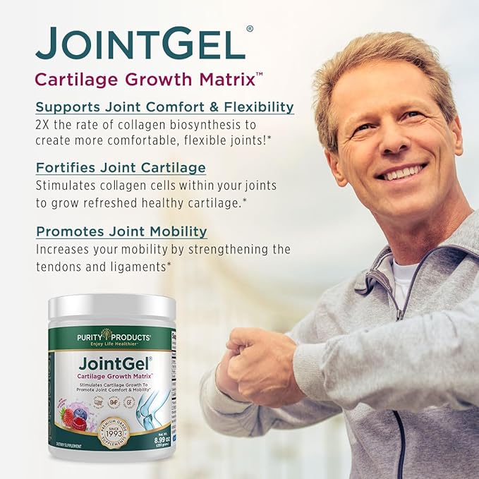Purity Products Bundle - JointGel (Berry Flavor) + Ultimate HA Joint Gel Berry Powder (Bioactive Collagen Peptides + MSM) - Ultimate H.A. (BioCell Collagen Quercetin Hyaluronic Acid + More)