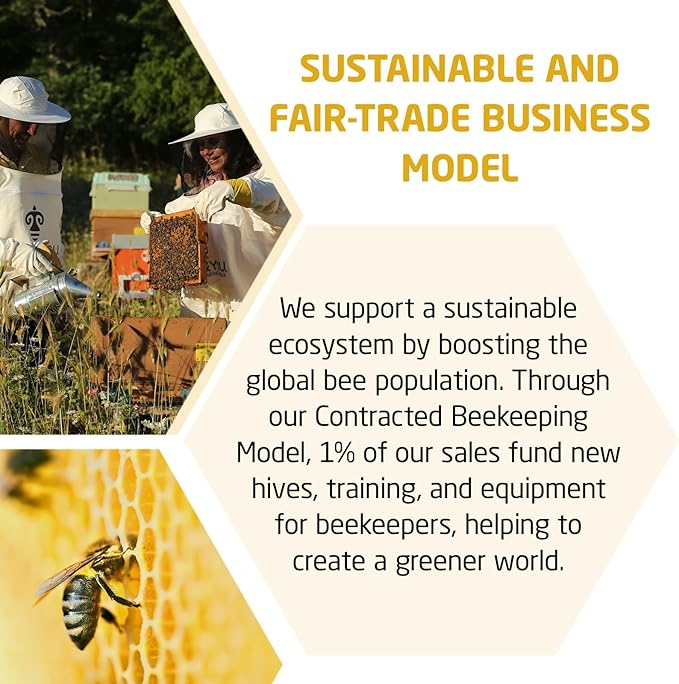 Bee and You Propolis Shot 12 Bottles and Bee Pollen Bundle Natural Supplement Bee Propolis Antioxidants Proteins Vitamins Amino Acids for Adults Women Me