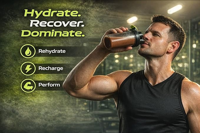 Whey Protein Isolate Protein Powder with Creatine &amp Electrolytes – 20g Protein 3g Creatine Monohydrate – Sugar Free Keto Friendly – Chocolate – 15 Servings