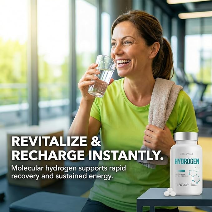 Hydrogen Water Tablets with Magnesium H2 Molecular Hydrogen Tablets for Drinking Water Supports Energy Metabolism Cognitive &amp Antioxidant 120 Count