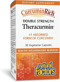 Natural Factors CurcuminRich Double Strength Theracurmin 60 mg Just 1 Capsule Daily Formulated for Superior Absorption 30 Count (Pack of 1)