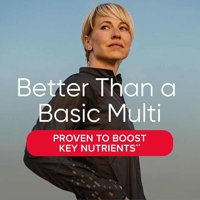 GNC Women’s Active Multivitamin Clinically Proven for Nutrition Exercise Recovery Energy Production Bone Health Beauty Immune Biotin Iron Zinc 180 Caplets