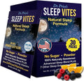 Dr. Price’s Natural Sleep Aid Powder – Berry-Citrus 30 Packs | Sleep Powder Drink Mix with Magnesium Microdose Melatonin &amp Tryptophan | Sleep Support for Adults | Doctor-Formulated Made in USA