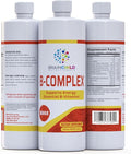 BrainChild B-Complex Liquid - High-Potency Methylated B Vitamins for Energy Stress &amp Mood Non-GMO Vegan Gluten-Free Mango - 32oz